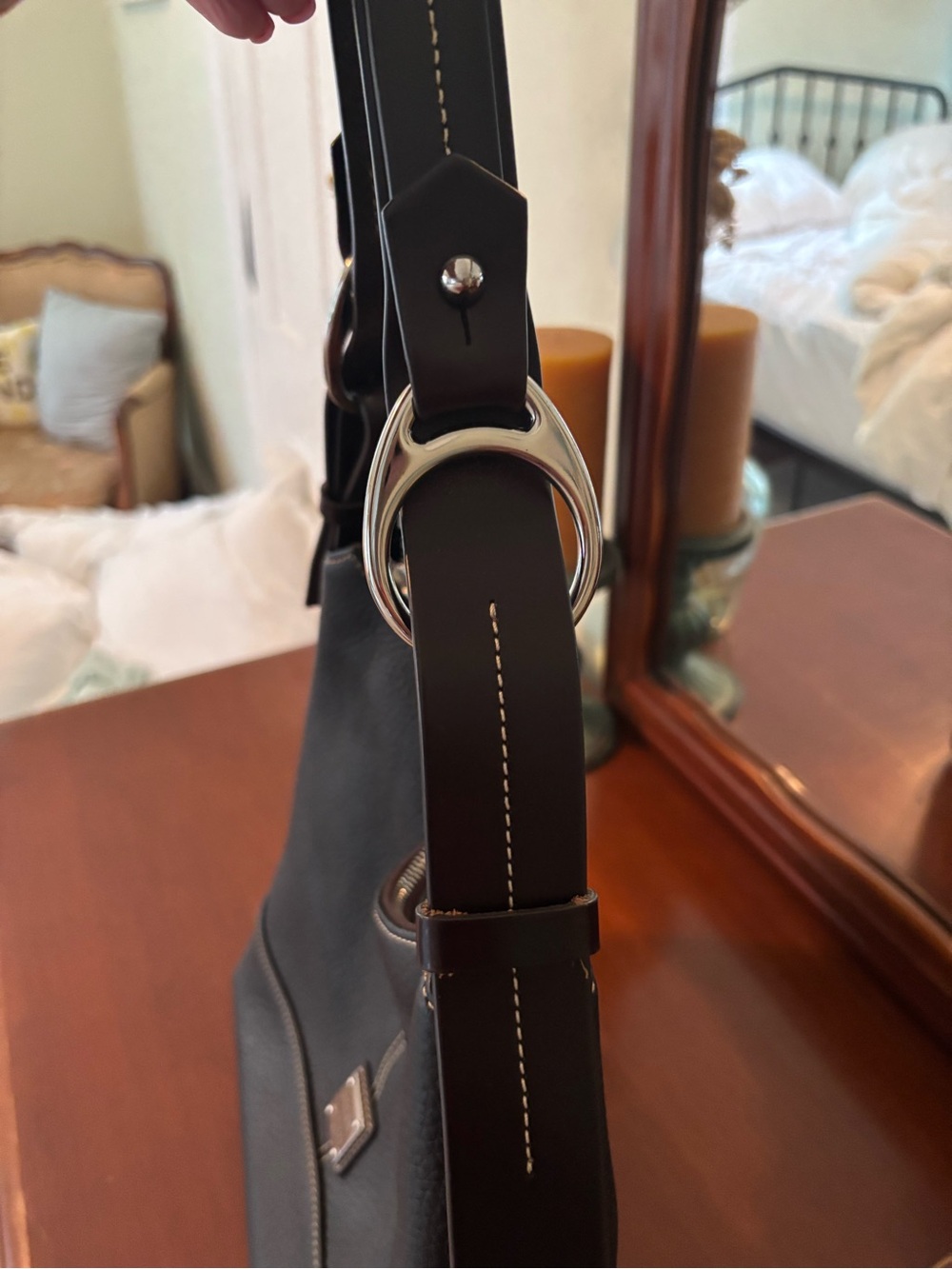 Dooney and Bourke Pebble Hobo - Picture 6 of 10